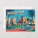 Recherche de vintage houston cartes postales Illustration