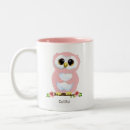 Recherche de hiboux verres tasses Hibou rose