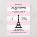 Recherche de tour eiffel baby shower invitations Rayures