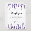 Recherche de fleurs lavande vœux cartes Baby shower