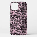 Recherche de dentelle noire iphone coques Élégant