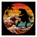 Recherche de silhouette de dinosaure posters Drôle