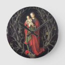 Zoek naar olie op klokken Madonna