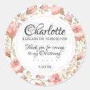 Recherche de christening autocollants Rose