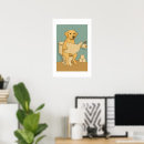 Zoek naar grappige labrador posters Gele lab