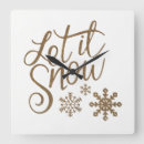Recherche de neige horloges Simple