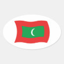 Recherche de maldives autocollants Drapeau des maldives