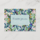 Recherche de colibri bleu cartes visite Aquarelle