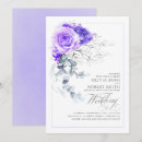 Recherche de mauve et blanc mariage invitations Pour eux