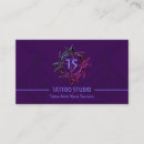 Recherche de tatouages cartes visite Salon de tatouage