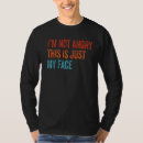 Recherche de colère juste tshirts Visage