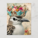 Zoek naar grappige vogel briefkaarten Vintage