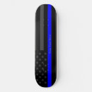 Recherche de mince skateboards Ligne bleue mince