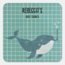 Recherche de bébé drôle autocollants Baleine