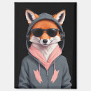 Recherche de renard drôle magnets Animal