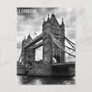 Recherche de londres noir et blanc cartes postales Pont