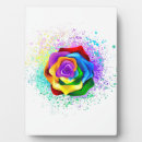 Recherche de fleurs colorées plaques Rose