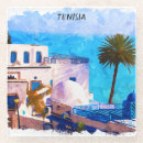 Recherche de paysages dessous de verres Aquarelle