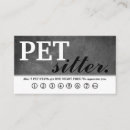 Zoek naar pet sitting visitekaartjes Elegant
