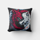 Recherche de loup sauvage coussins Nature