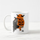 Recherche de sorcière vintage tasses Orange et noir