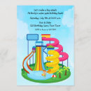 Recherche de water slide invitations Glissement d'eau