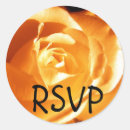 Recherche de rsvp de mariage autocollants Rose