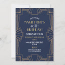 Recherche de les années 1920 anniversaire invitations Porte