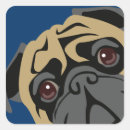 Recherche de carlin autocollants Illustration