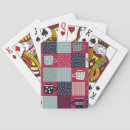 Recherche de motif patchwork jeux de cartes Illustration