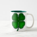 Recherche de trèfle de 4 feuilles tasses Irlandais