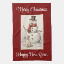 Recherche de snowman cuisine linges Vintage