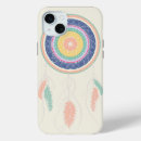 Recherche de plumes colorées iphone coques Bohémien