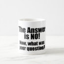 Recherche de réponse tasses Sarcastique