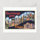 Recherche de vintage texas cartes postales Salutations de