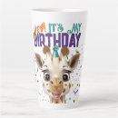 Recherche de girafe drôle tasses Anniversaire