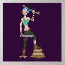 Recherche de anime girl posters Bleu