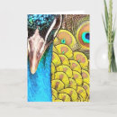 Recherche de couleurs paon vœux cartes Oiseau