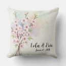 Recherche de japonais de fleurs coussins Romantique