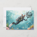 Recherche de plonger vœux cartes Plongée