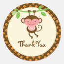 Recherche de girafe bébé autocollants Singe