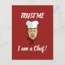 Recherche de cuisine rouge cartes postales Chef