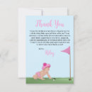 Zoek naar vintage golf kaarten Dank u