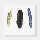 Recherche de oiseau refrigérateur magnets Plume