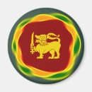 Recherche de lion refrigérateur magnets Drapeau
