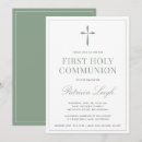 Recherche de élégantes de confirmation cartes invitations Croix