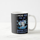 Recherche de diabète drôle tasses T1d
