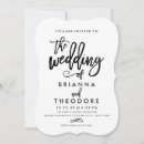 Zoek naar chic wedding uitnodigingen Kalligrafie