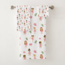 Recherche de pink floral bain serviettes Mignon