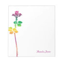 Recherche de fleur rose blocsnotes Unique